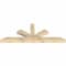 Ekena Millwork Richland Rough Sawn Timber Gable Bracket, Douglas Fir, 96"W x 36"H x 6"D x 6"F, 9/12 Pitch GBW096X36X0606RIC00RDF - alternate 4